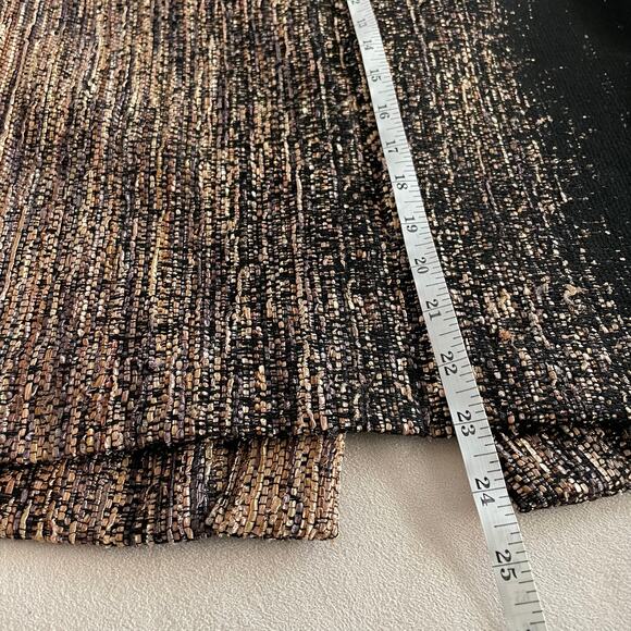 Lafayette 148 NY Blamu Tweed Pencil Skirt Size 4 Tan Black Ombre Cascade Pattern - Picture 8 of 9